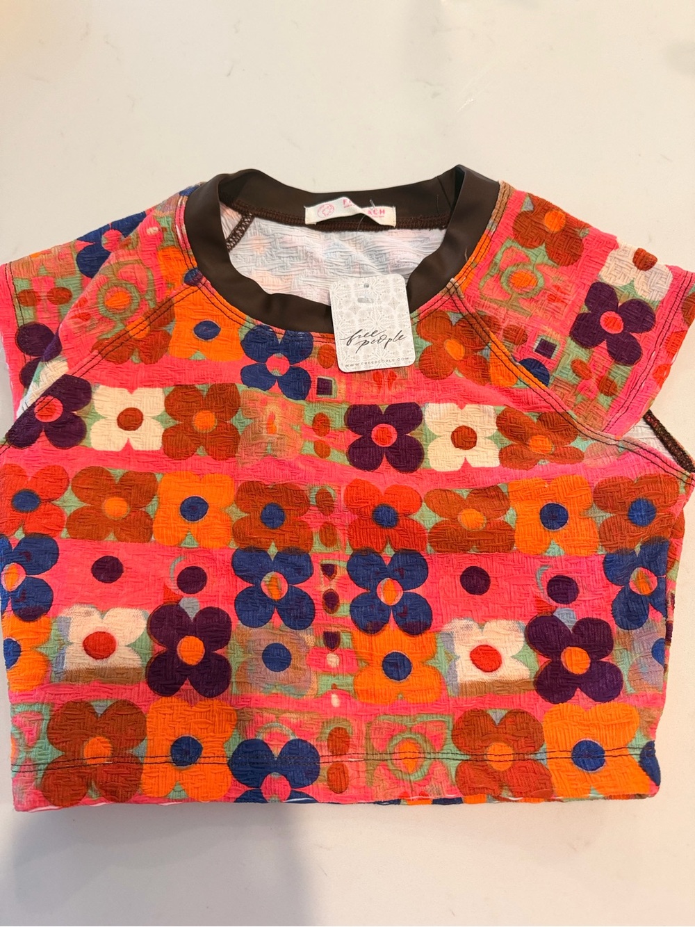 free-est The Sonny Printed Tee Sz S - Picture 3 of 4